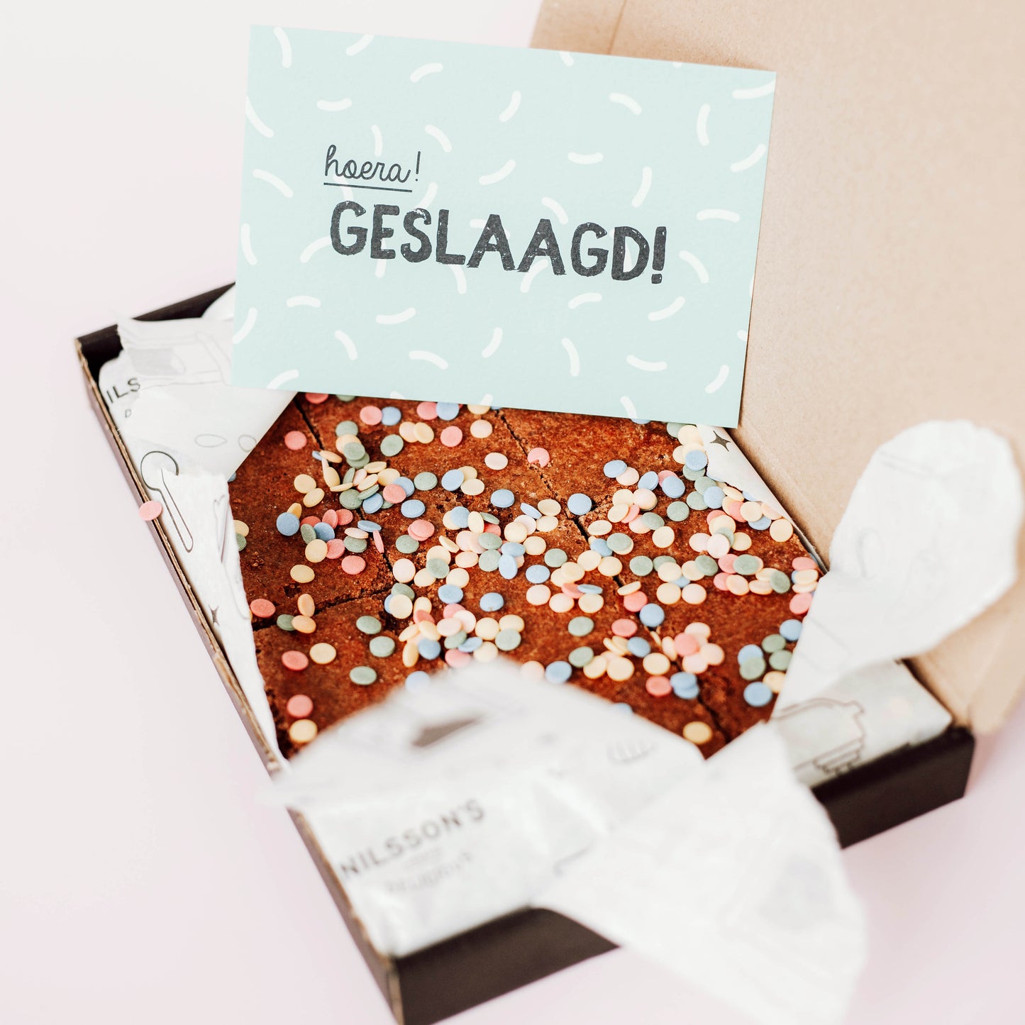 Geslaagd! Feest Brownies